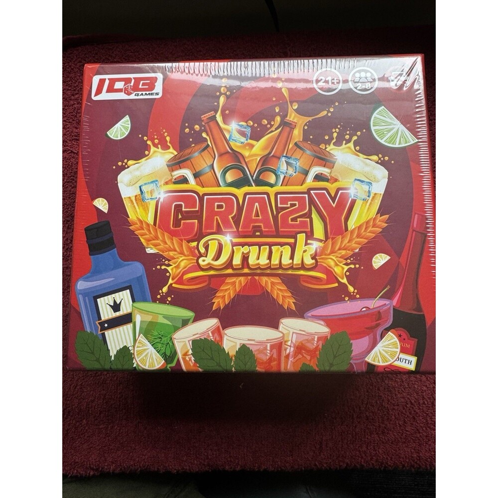 Crazy Drunk The Ultimate Party Game For Ages 21+